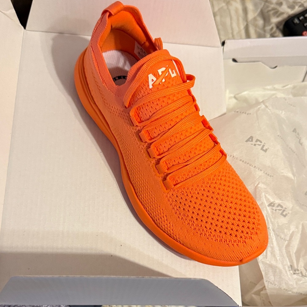 APL Women's Bright Orange Athletic Shoes